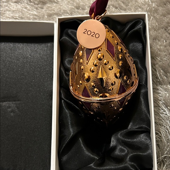 Pandora Gold and Purple Holiday Ornament - Picture 2 of 5